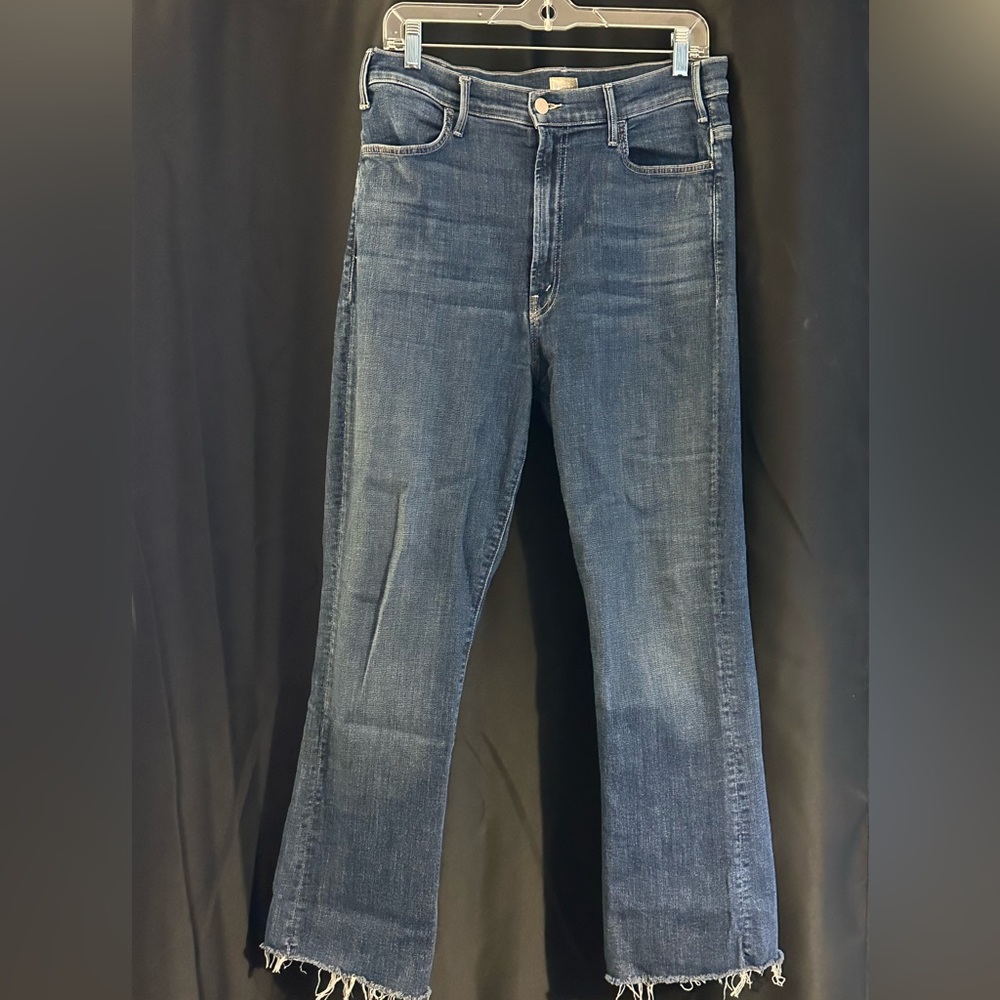 Mother Women’s Hustler Ankle Fray Ankle Jeans Size 32